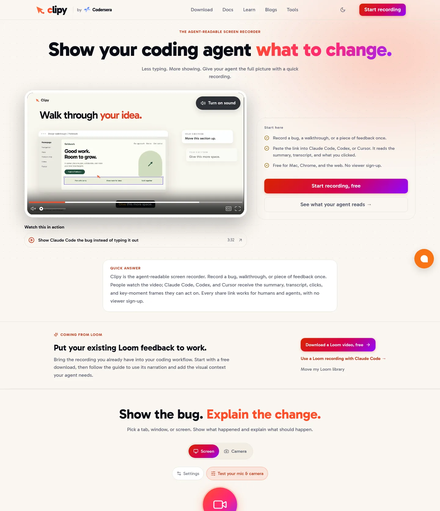 clipy.online — a measured funnel
