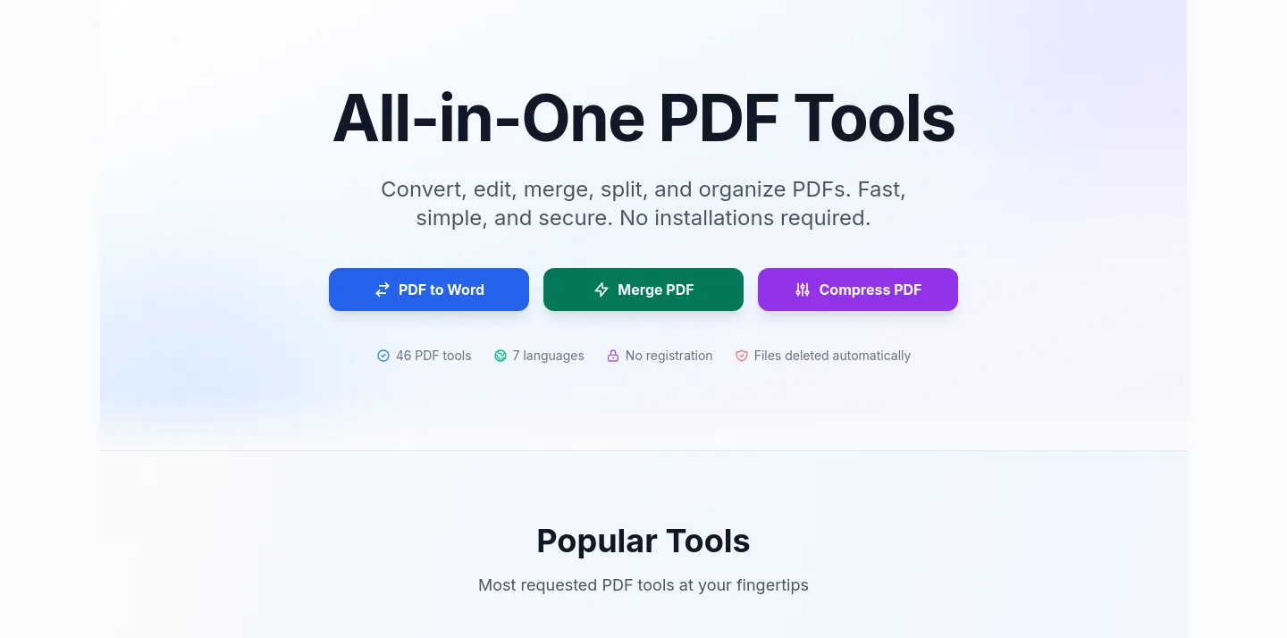 convertica.net — a real Hero section