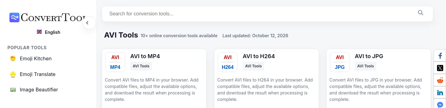 converttool.org — a measured funnel