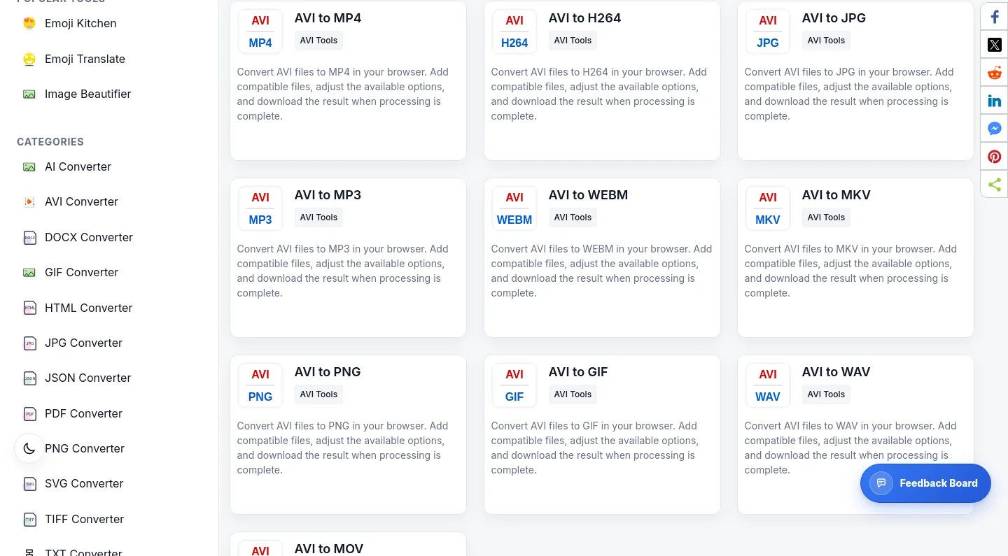 converttool.org — a real Features section