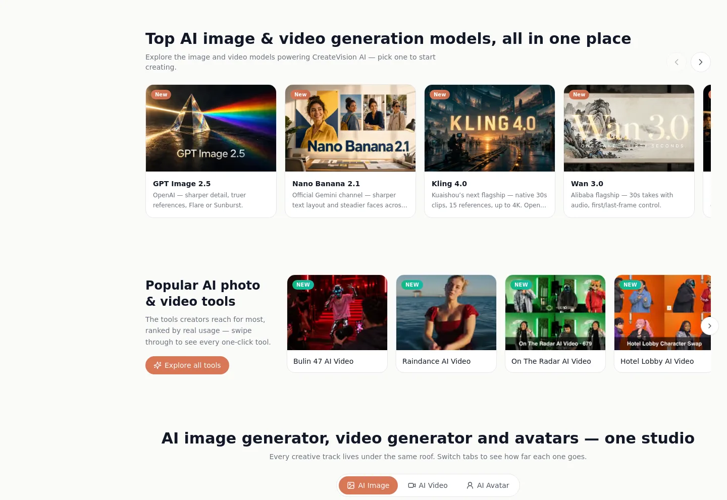 createvision.ai — a real Logo Wall section