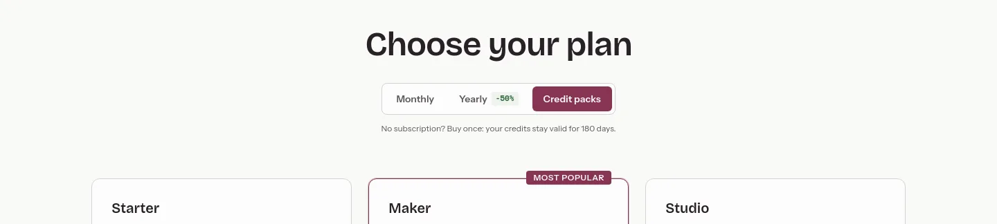 crossstitchpatternmaker.app — a real Hero section