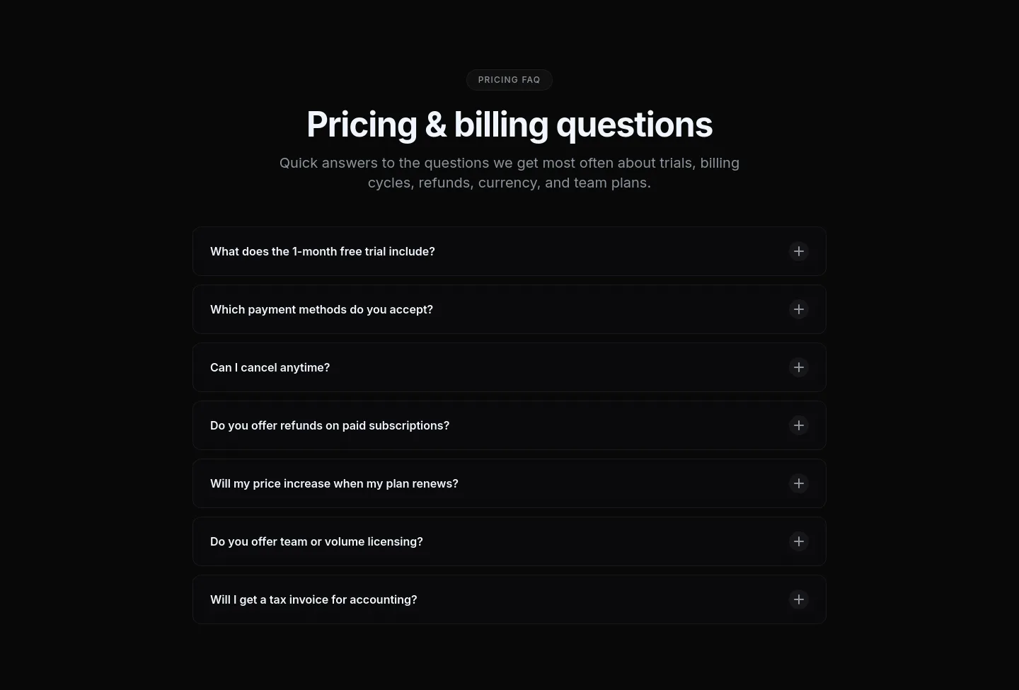 ctrlops.io FAQ section