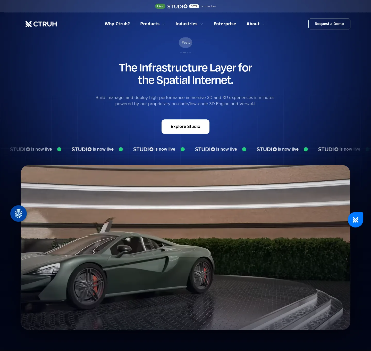 ctruh.com Hero section