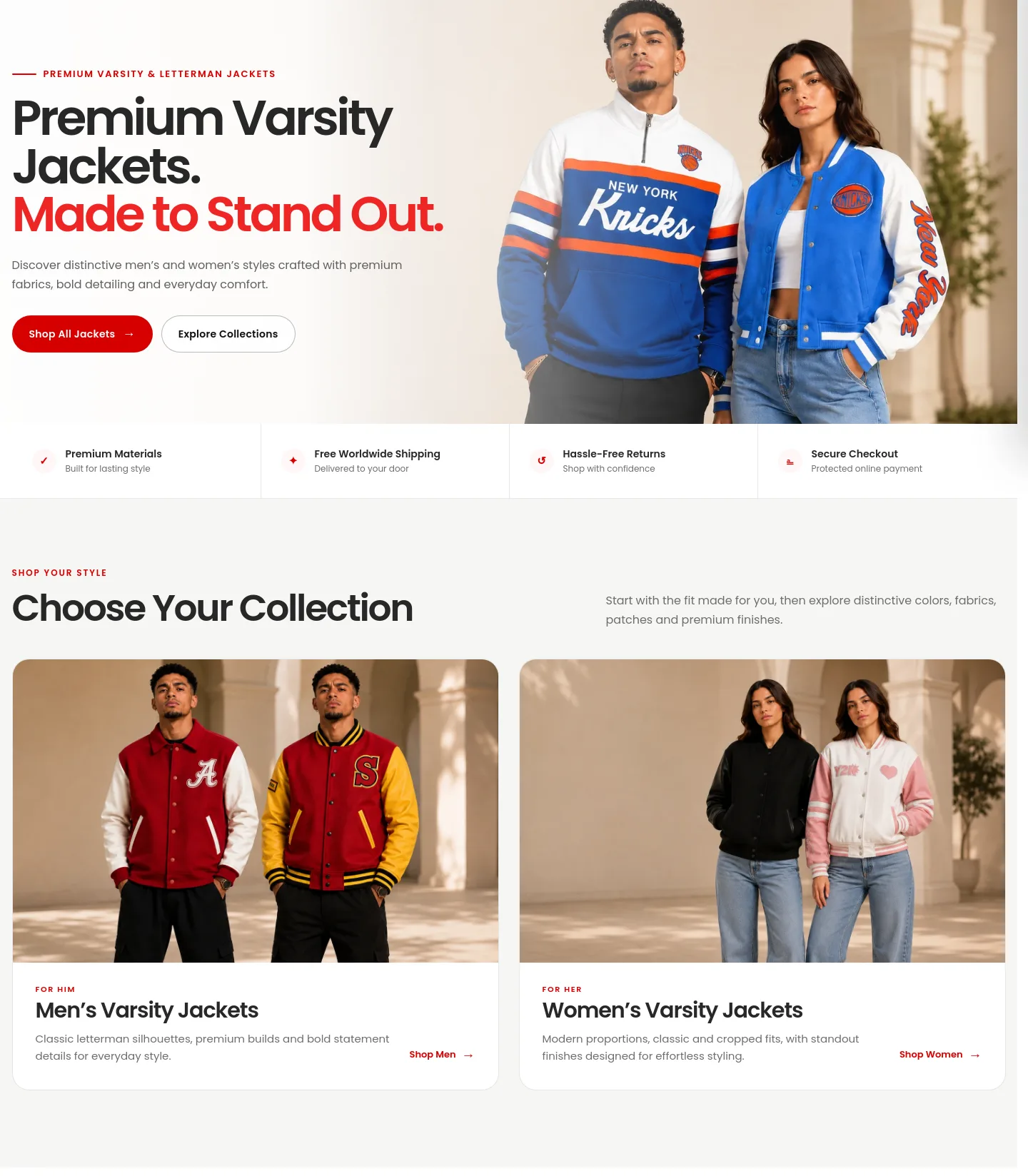 dearvarsity.com — a real Hero section