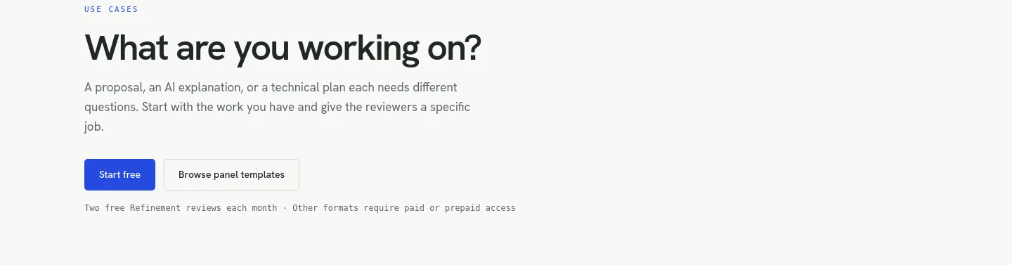 debate.tellodb.com Hero section