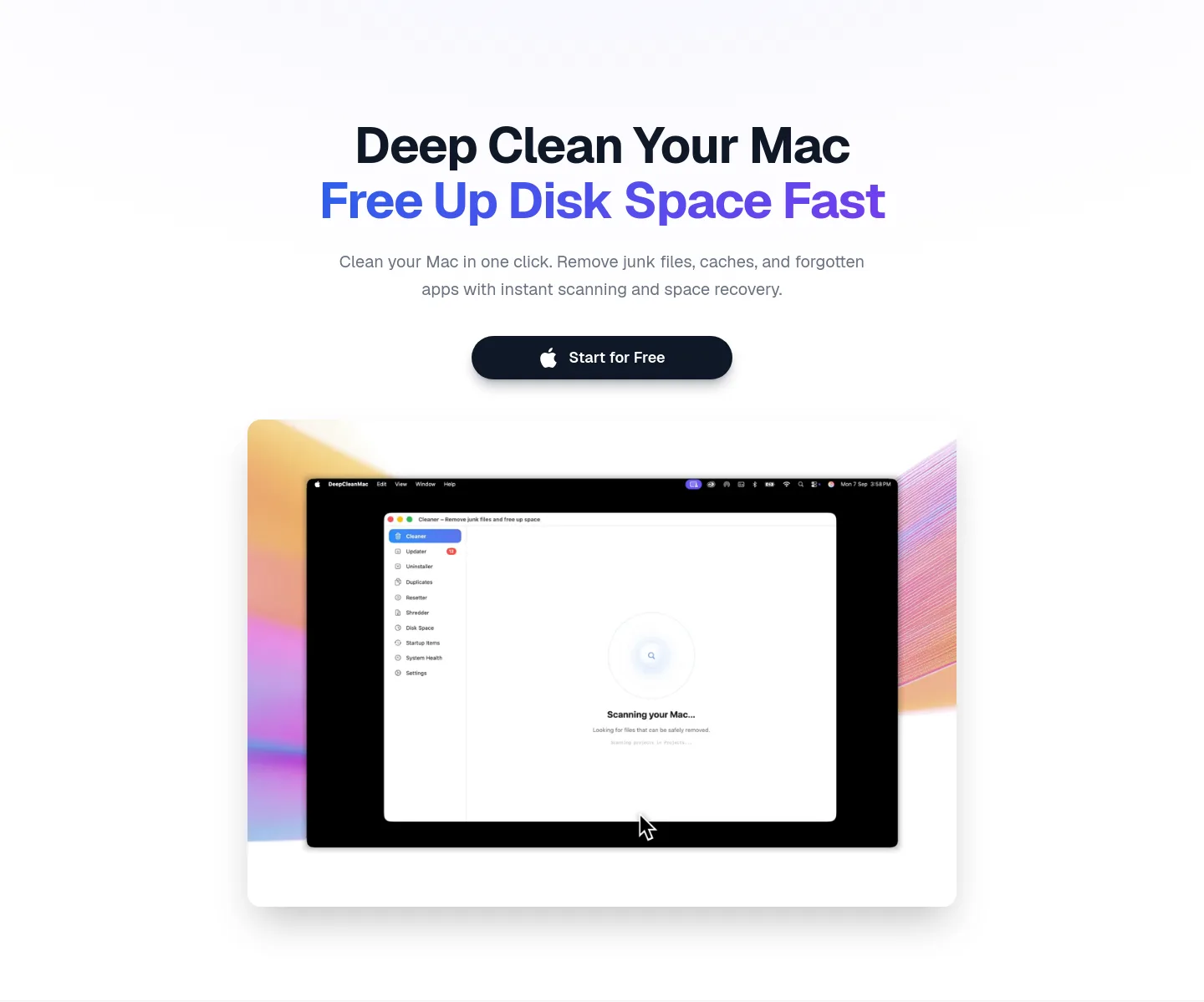 deepcleanmac.com Hero