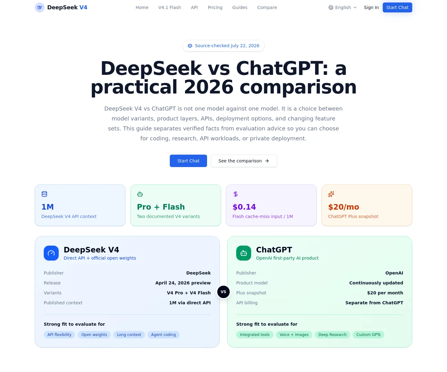 deepseek-v4.io Hero section
