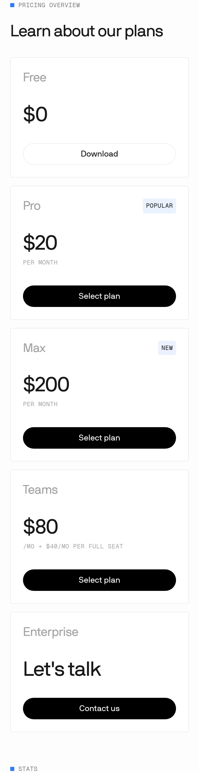 devin.ai — a real Pricing section