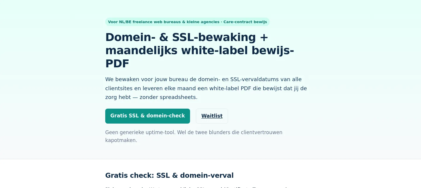 domein-ssl-thin-go.dawn-union-0438.workers.dev — a real Hero section