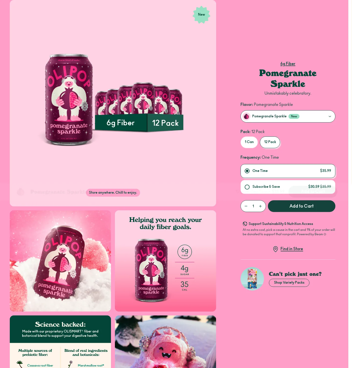 drinkolipop.com — a real Hero section