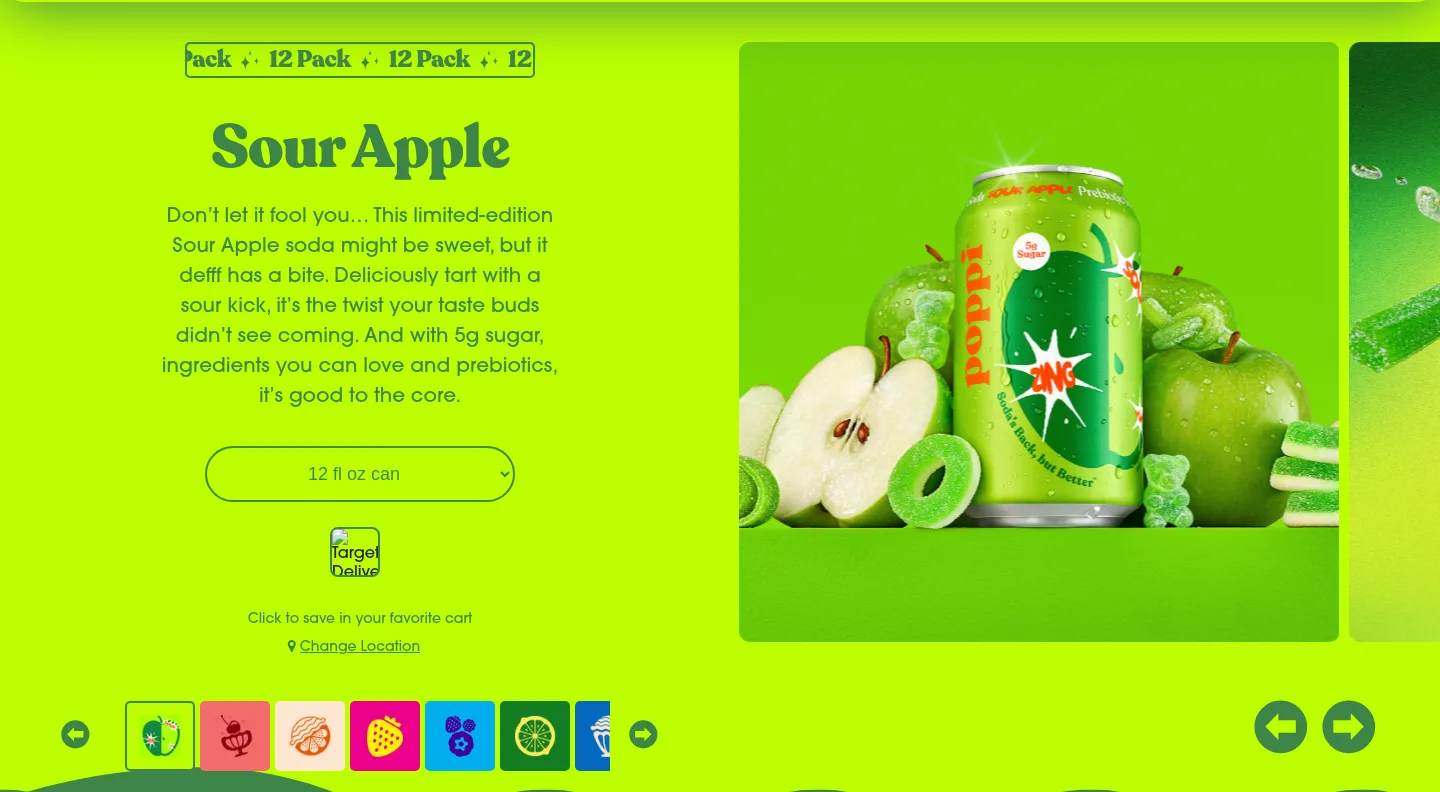 drinkpoppi.com — a real Hero section