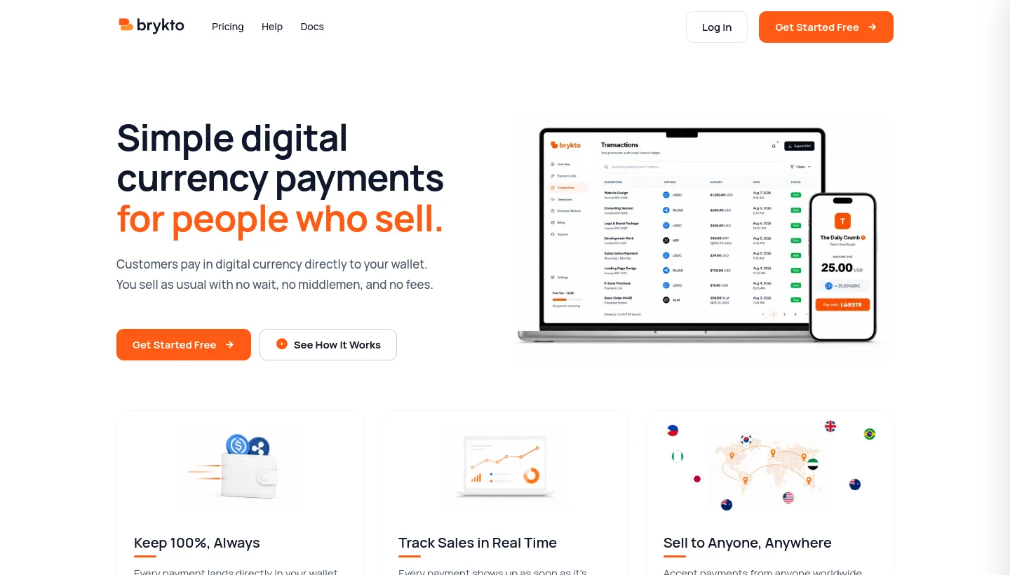 droppayxrp.com — a real Hero section