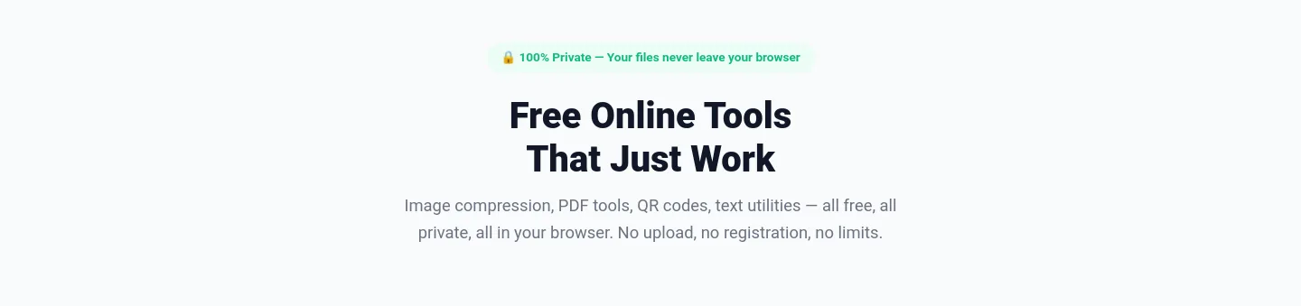 easyfreetools.net — a real Hero section