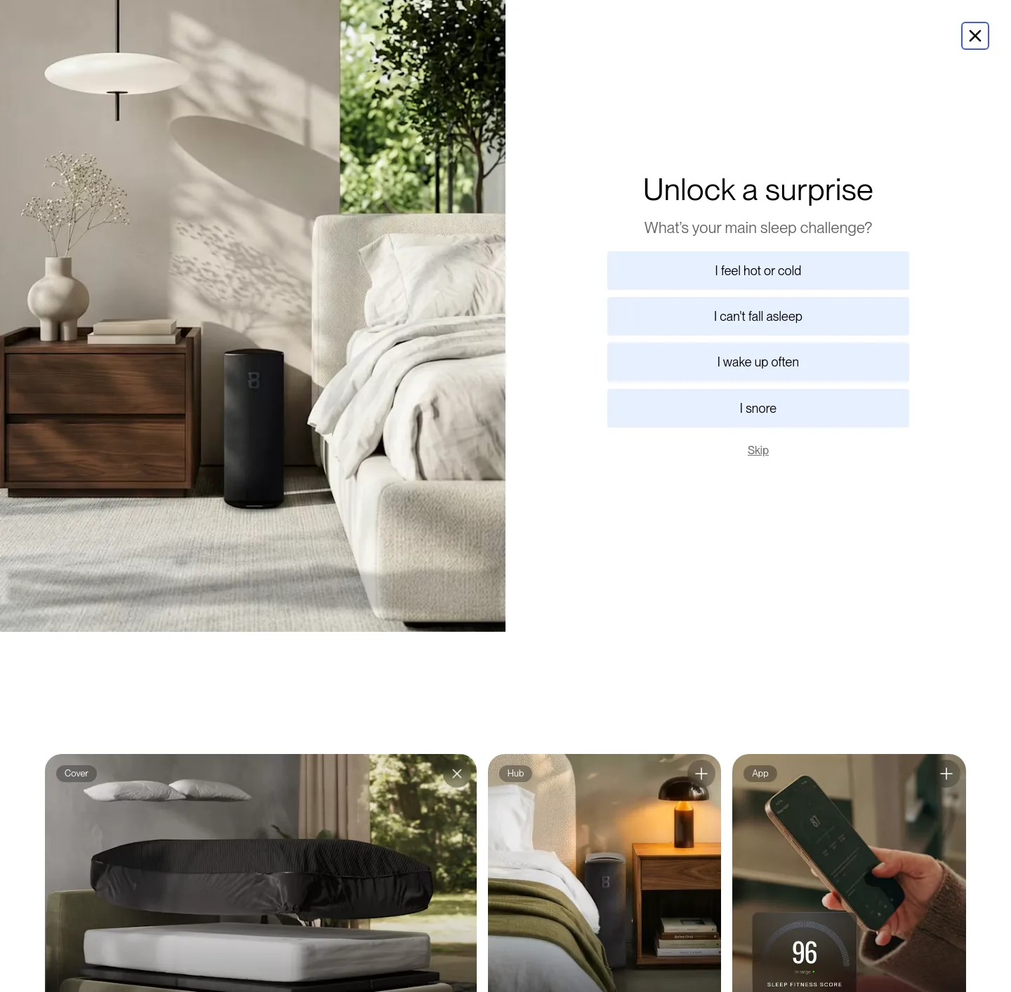 eightsleep.com Hero section