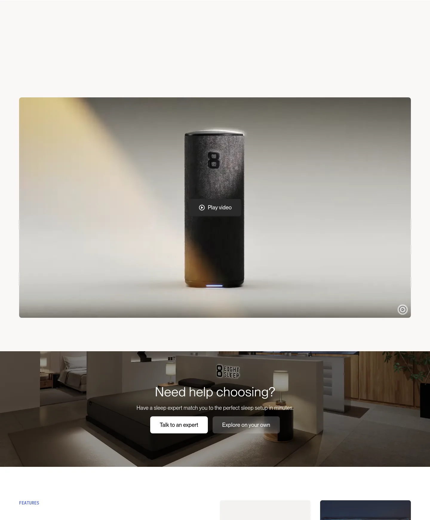 eightsleep.com Logo Wall
