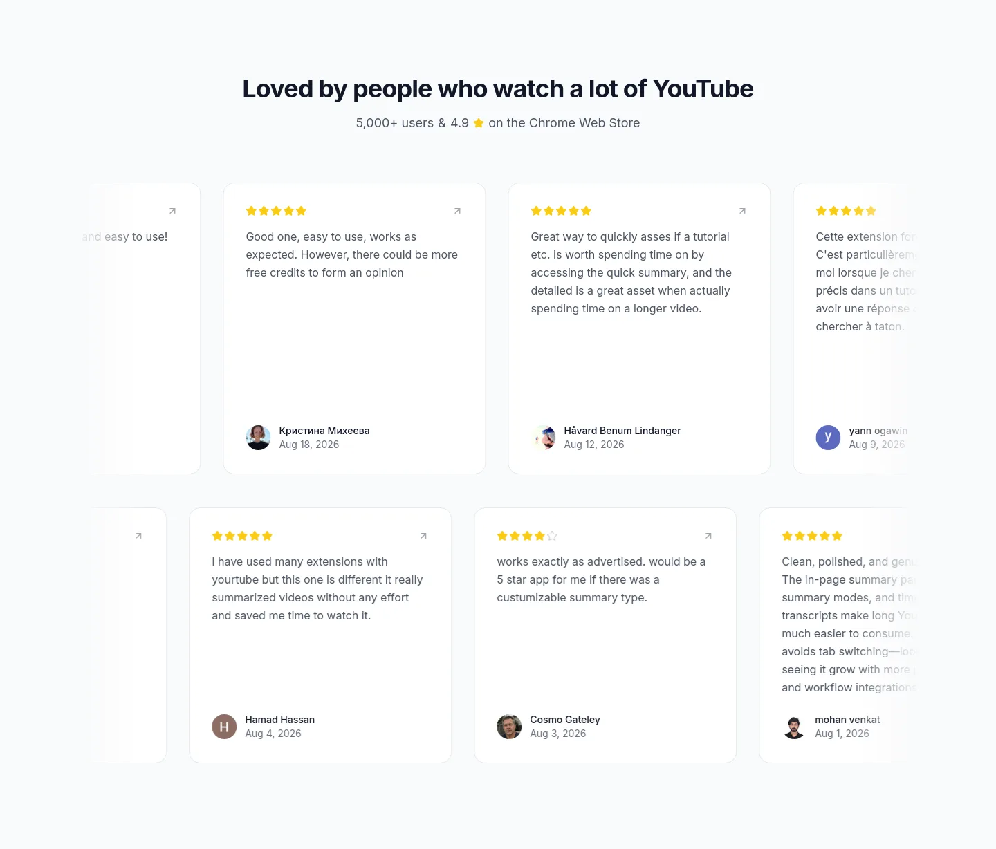 ekstrakt.app — a real Logo Wall section