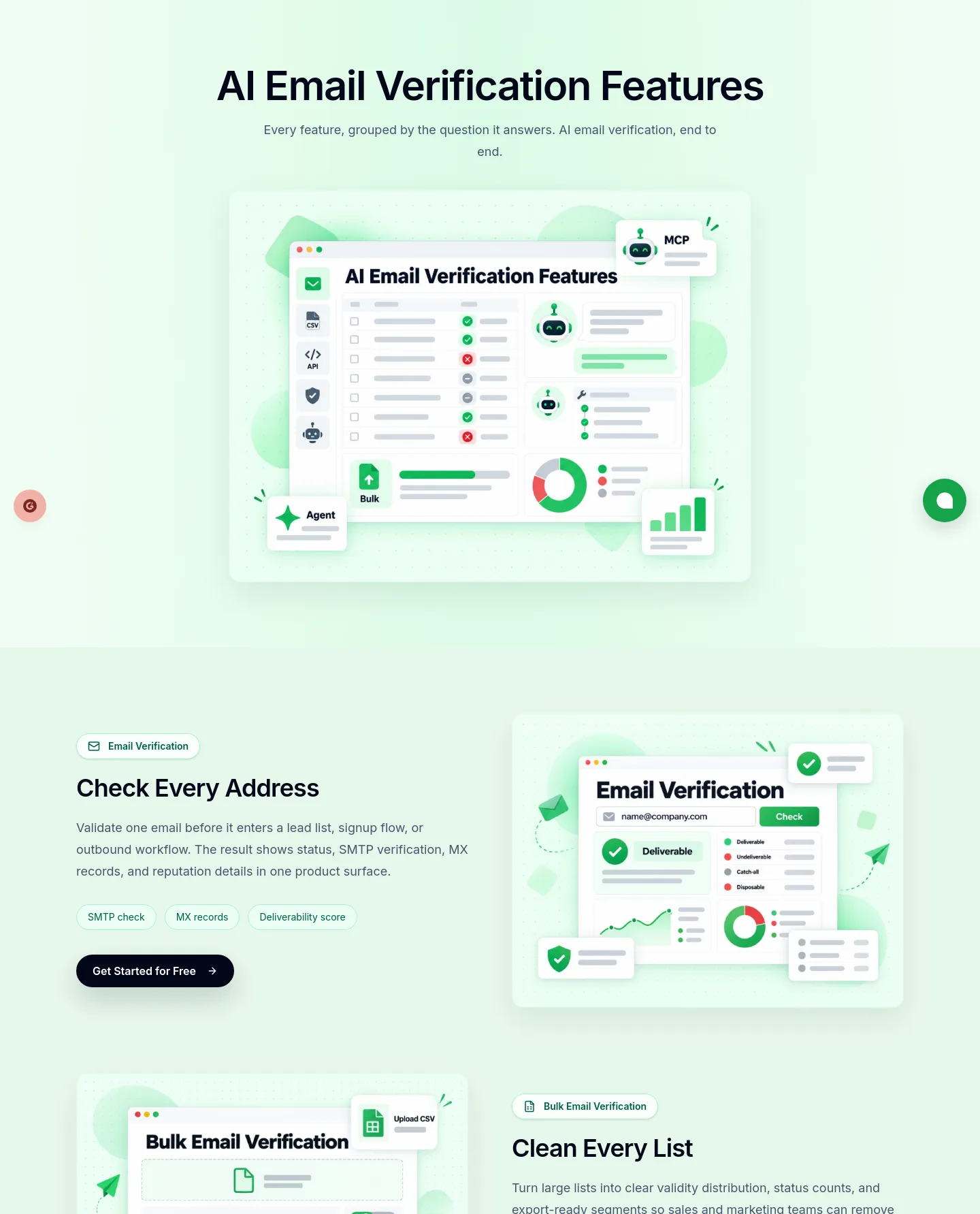 emailverify.ai Hero section