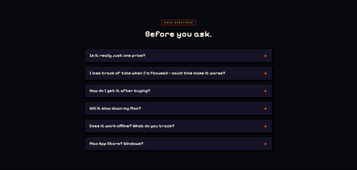 embralynn.com — a real FAQ section