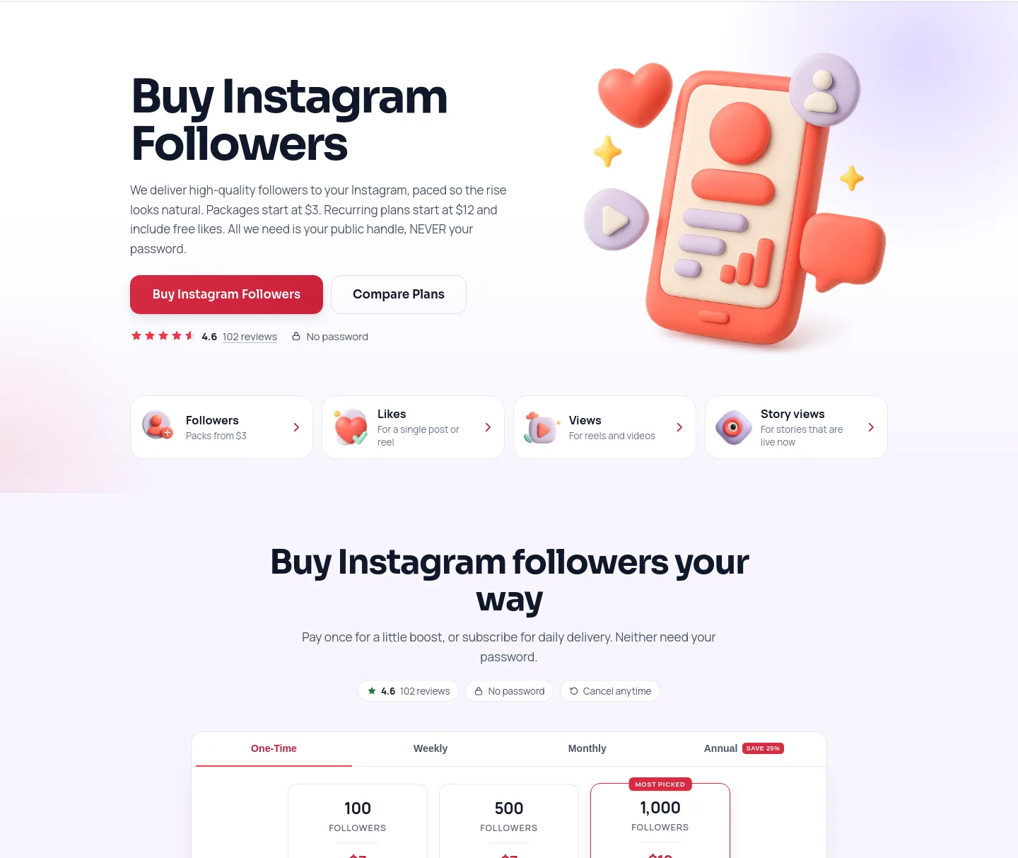fastsocial.co — a real Hero section