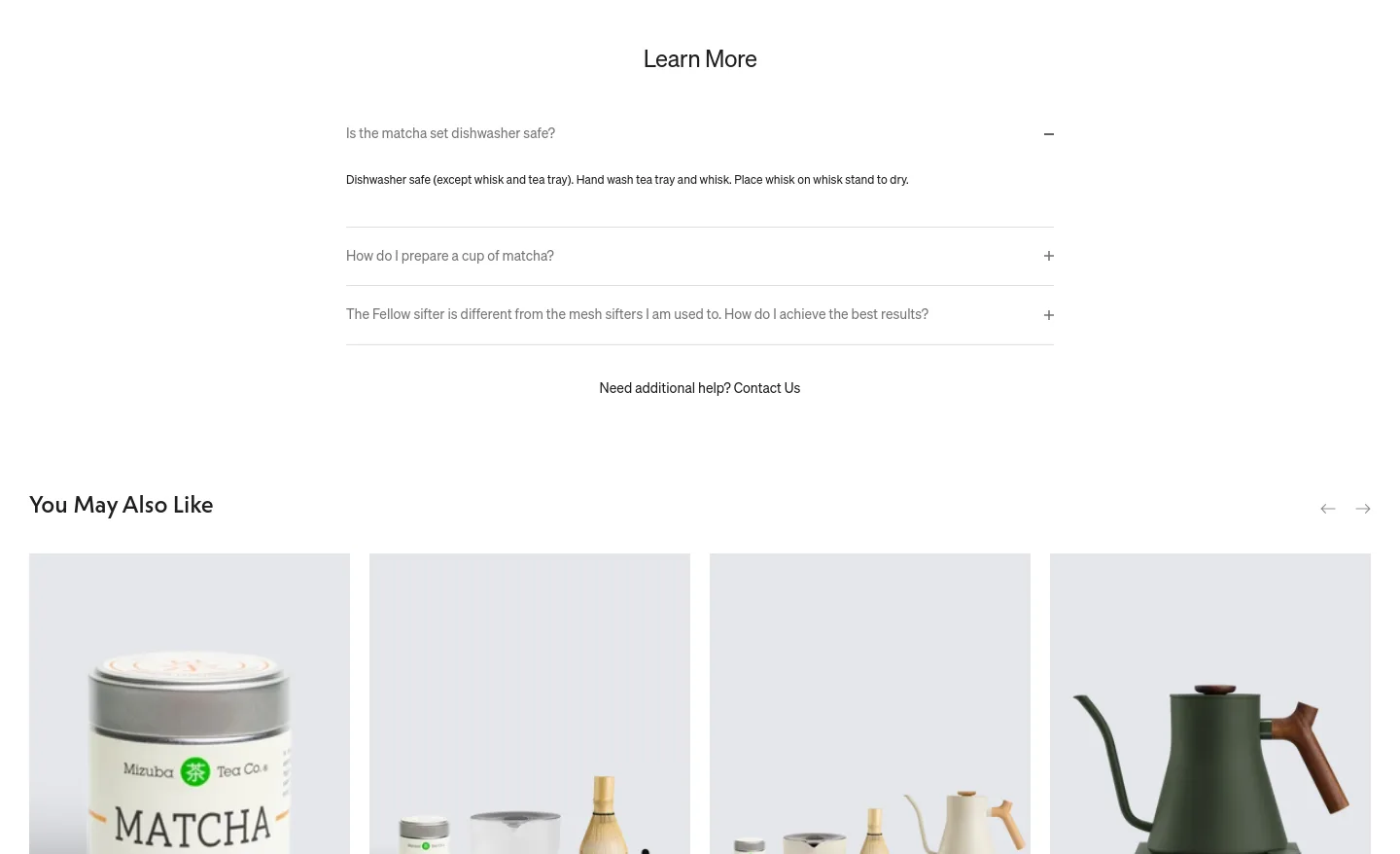 fellowproducts.com FAQ section