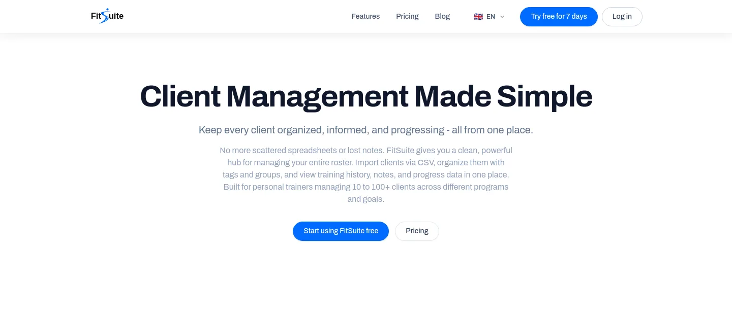 fitsuite.co Hero