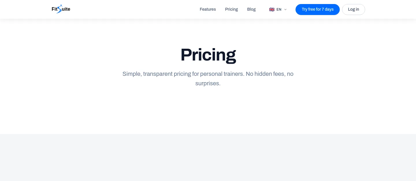 fitsuite.co Hero
