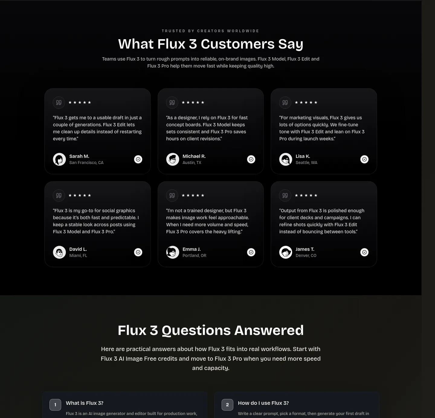 flux-3.org — a real Logo Wall section