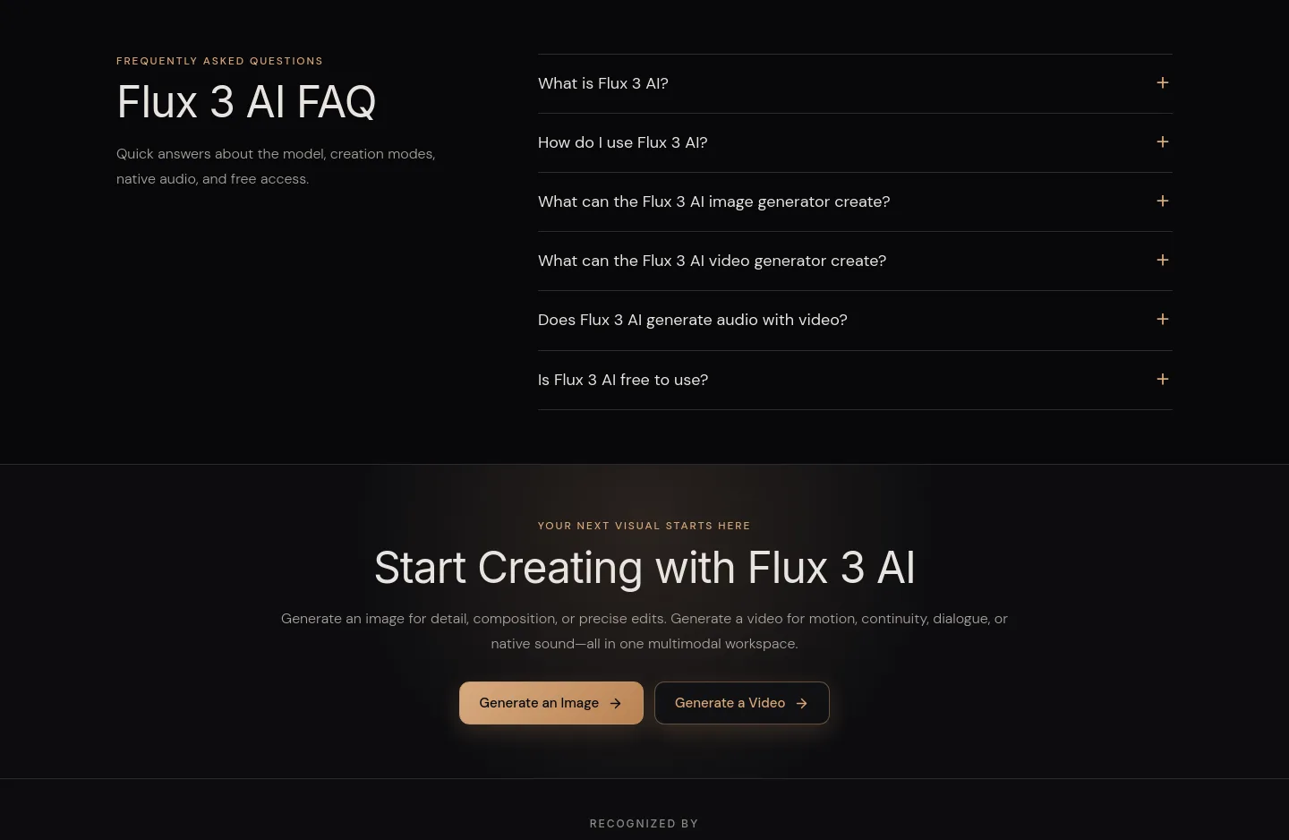 flux3-ai.com FAQ section