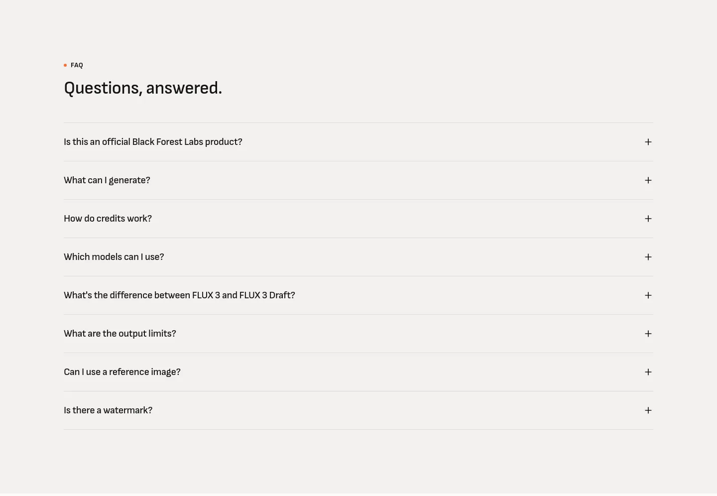 fluxvideo.co FAQ section