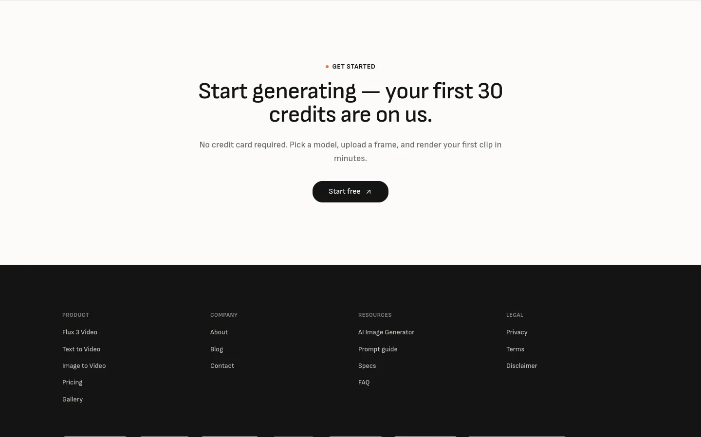fluxvideo.co CTA section