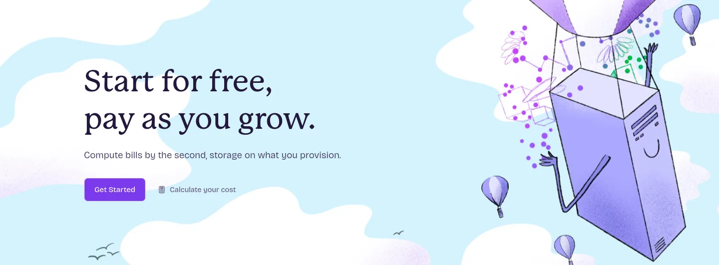 fly.io — a real Hero section