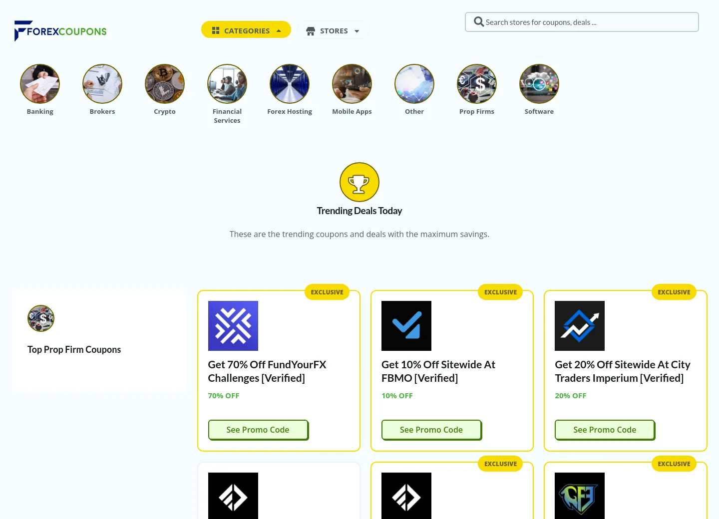 forexcoupons.com — The Trust Wall