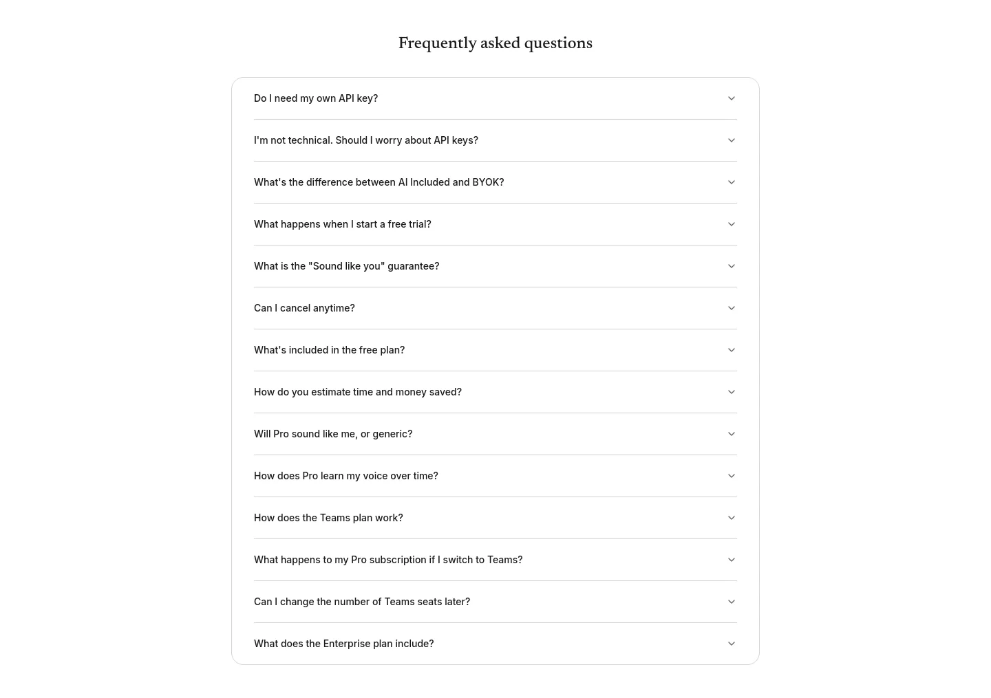 forthwrite.ai FAQ section