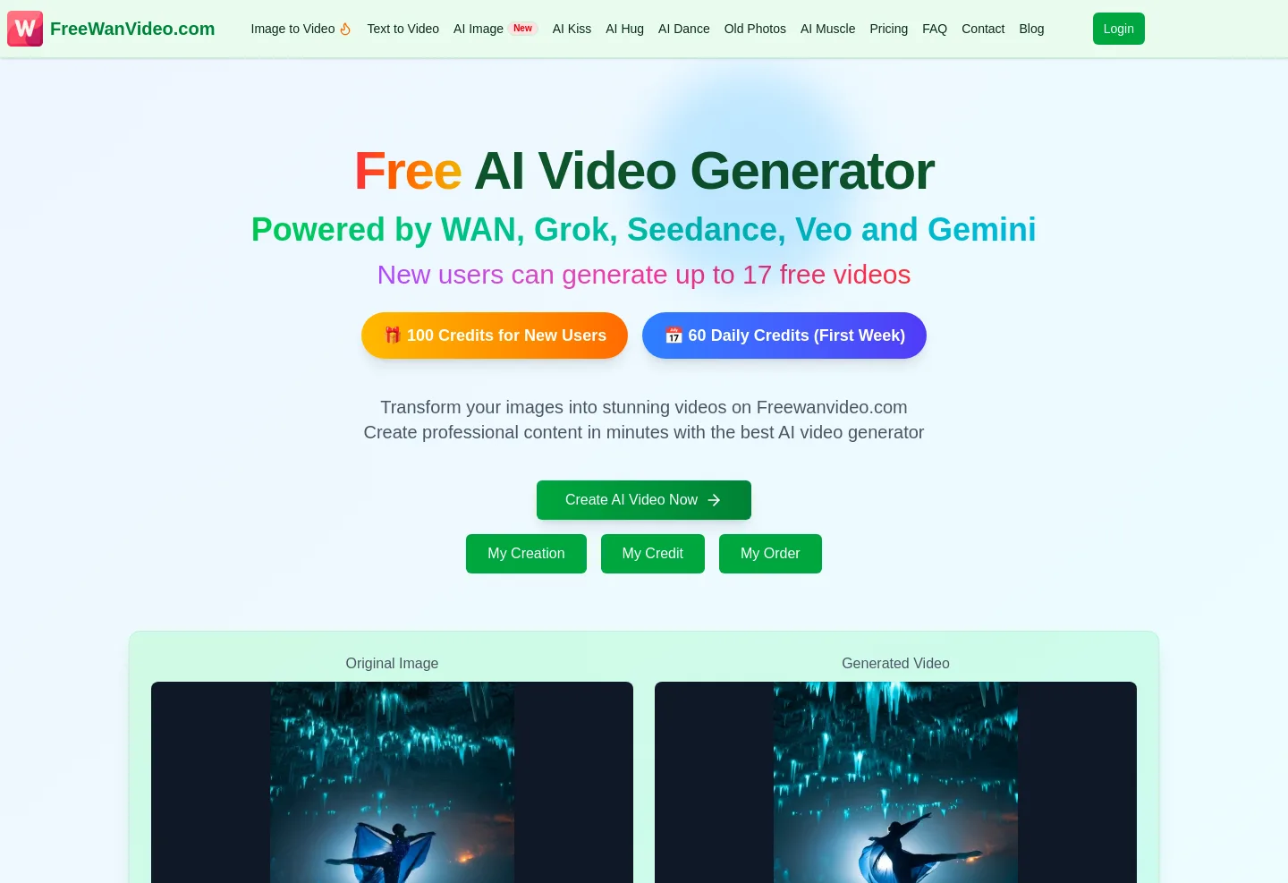 freewanvideo.com — a measured funnel