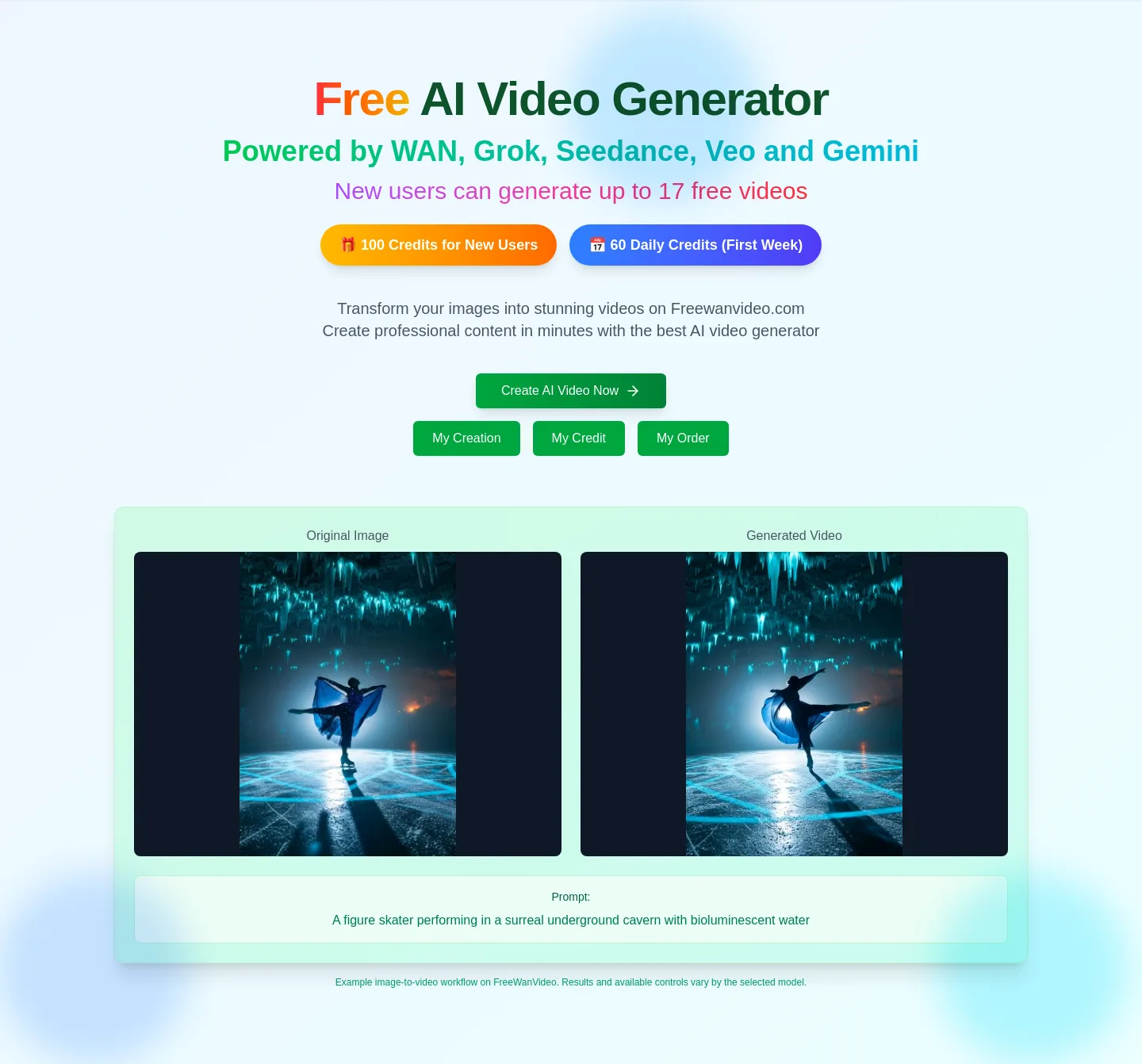 freewanvideo.com — a real Hero section