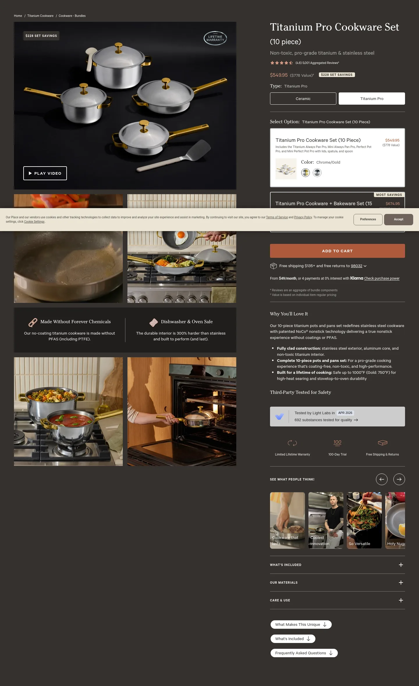 fromourplace.com Hero section