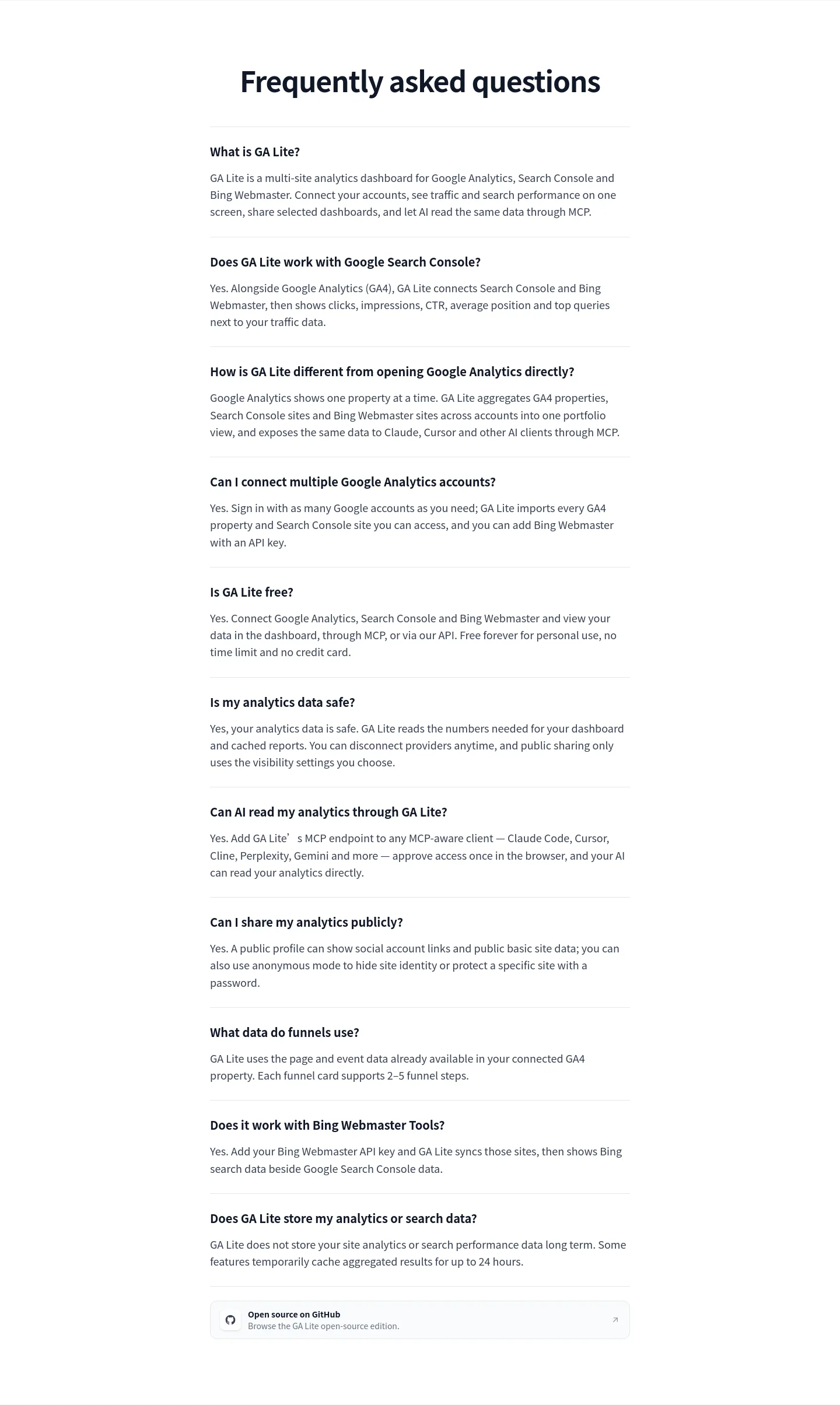 galite.io FAQ section