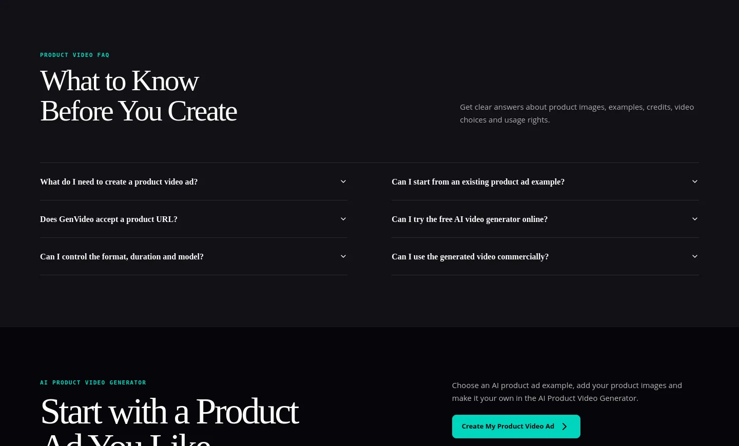 genvideo.app FAQ section