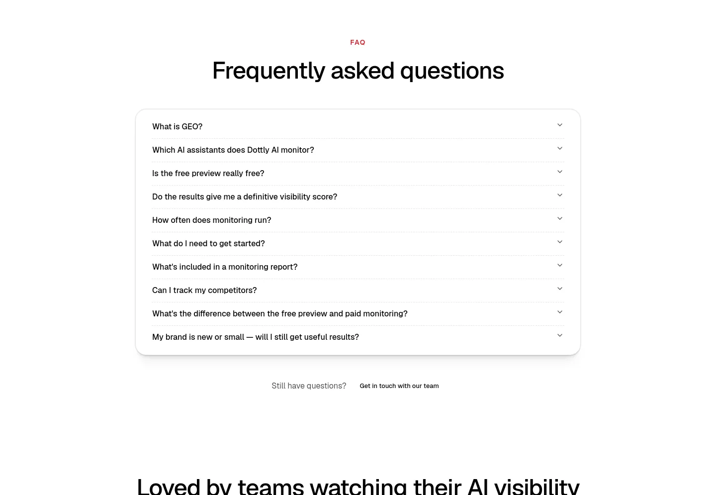 geobrand.co FAQ section