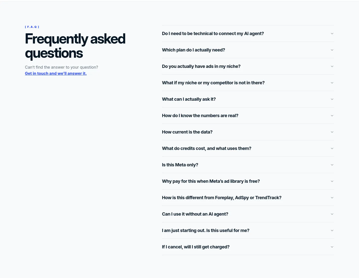 gethookd.ai FAQ section