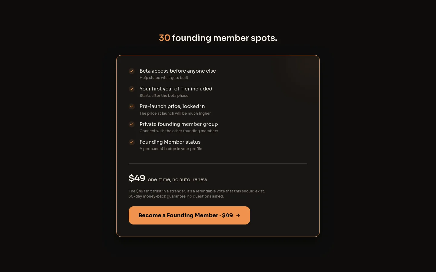 gettier.app — a real Pricing section