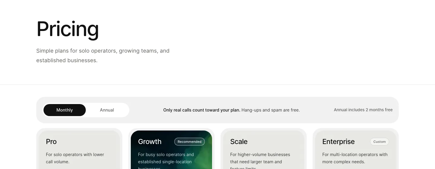 gettinylawn.com Hero section
