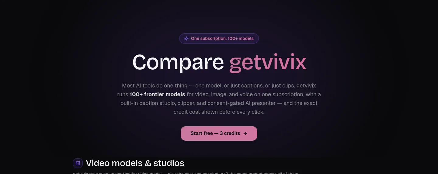getvivix.com Hero section