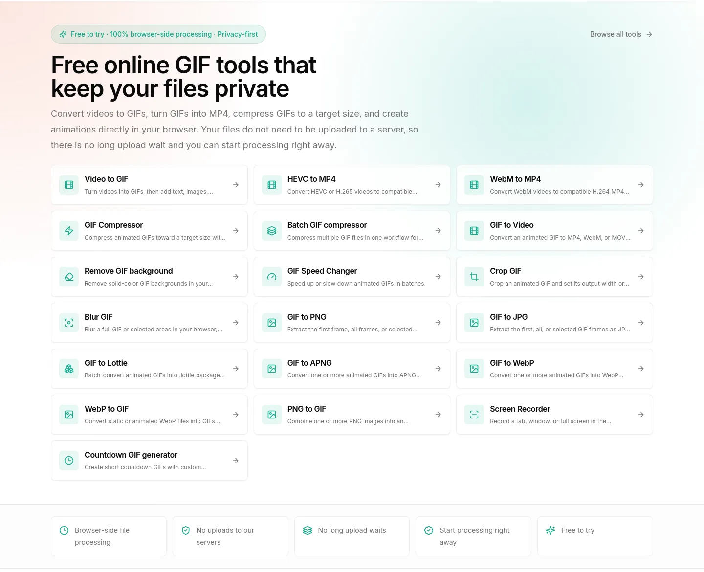 gif-master.com Hero section
