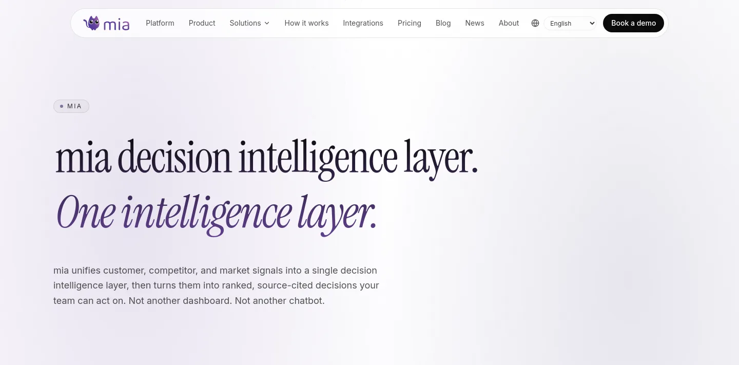 gomia.ai Hero section