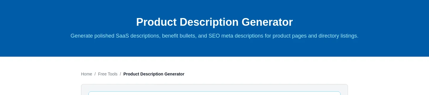 goodaitools.com — a real Hero section