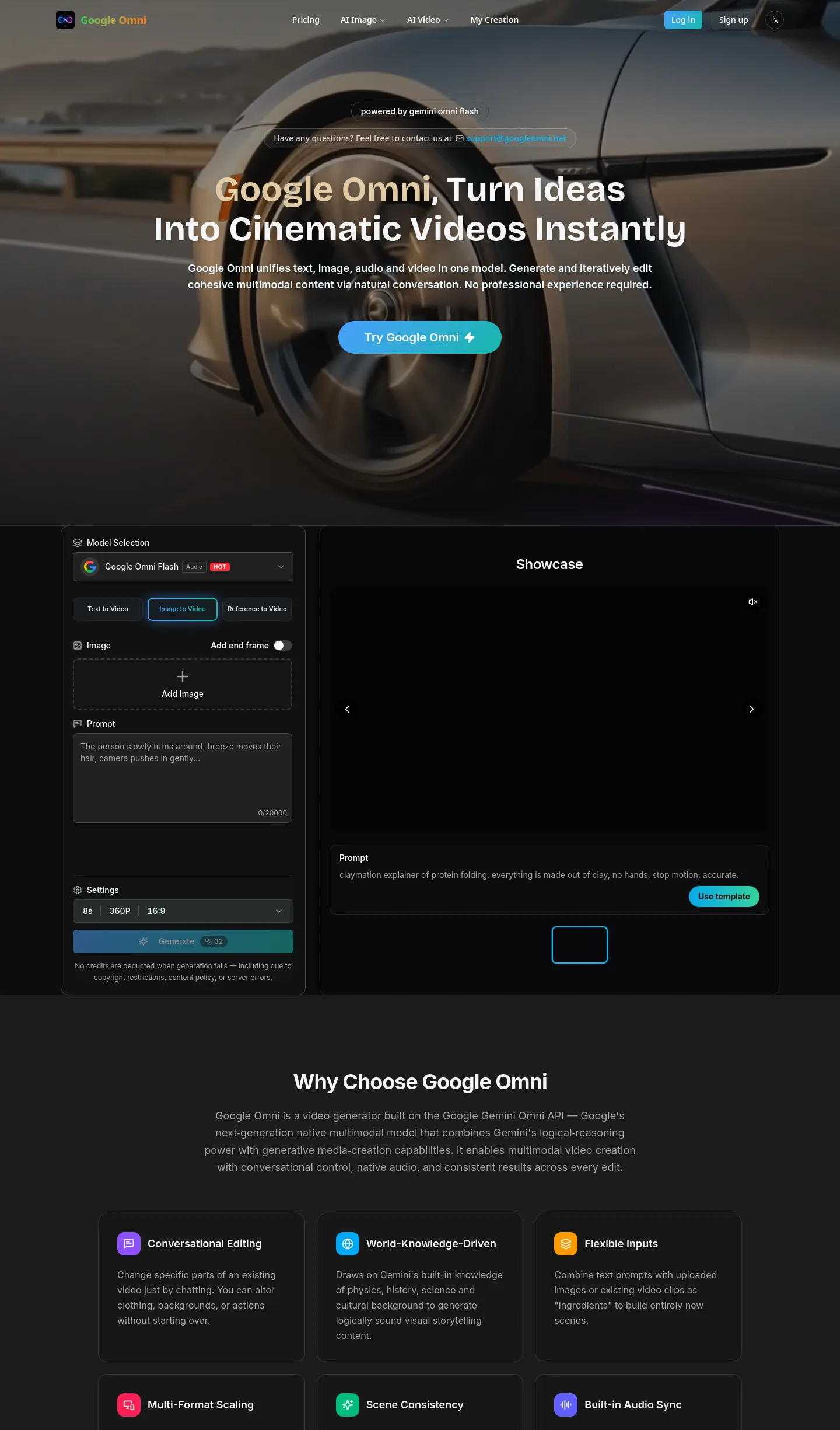 googleomni.net — a measured funnel
