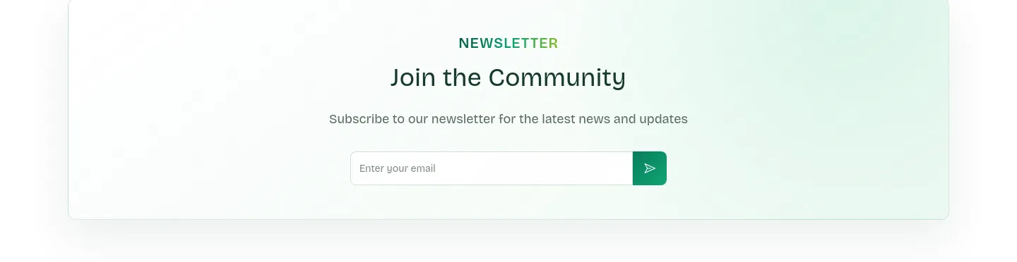 greentechstack.com — a real Email Capture section