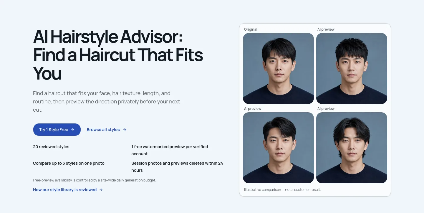 hairstyleadvisor.com — Hero